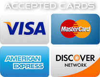 Credit Cards We Accept!
